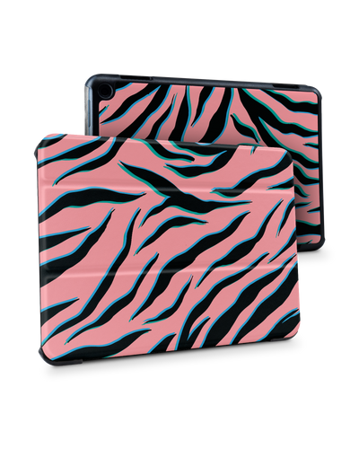 Pink Zebra Tablet Smart Case for Amazon Fire HD 8 (2022), Amazon Fire HD 8 Plus (2022), Amazon Fire HD 8 (2020), Amazon Fire HD 8 Plus (2020)