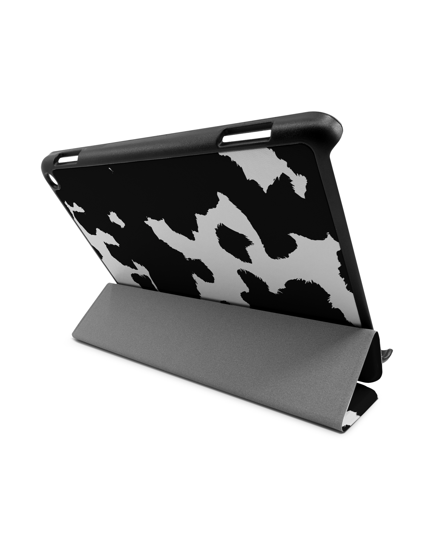 Cow Print Tablet Smart Case for Amazon Fire HD 8 (2022), Amazon Fire HD 8 Plus (2022), Amazon Fire HD 8 (2020), Amazon Fire HD 8 Plus (2020): Used as Stand