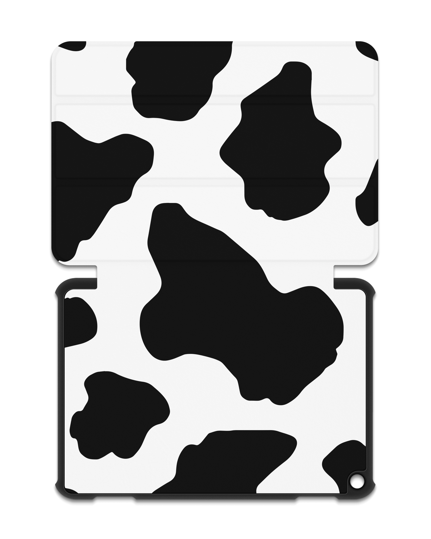 Cow Print 2 Tablet Smart Case for Amazon Fire HD 8 (2022), Amazon Fire HD 8 Plus (2022), Amazon Fire HD 8 (2020), Amazon Fire HD 8 Plus (2020): Opened